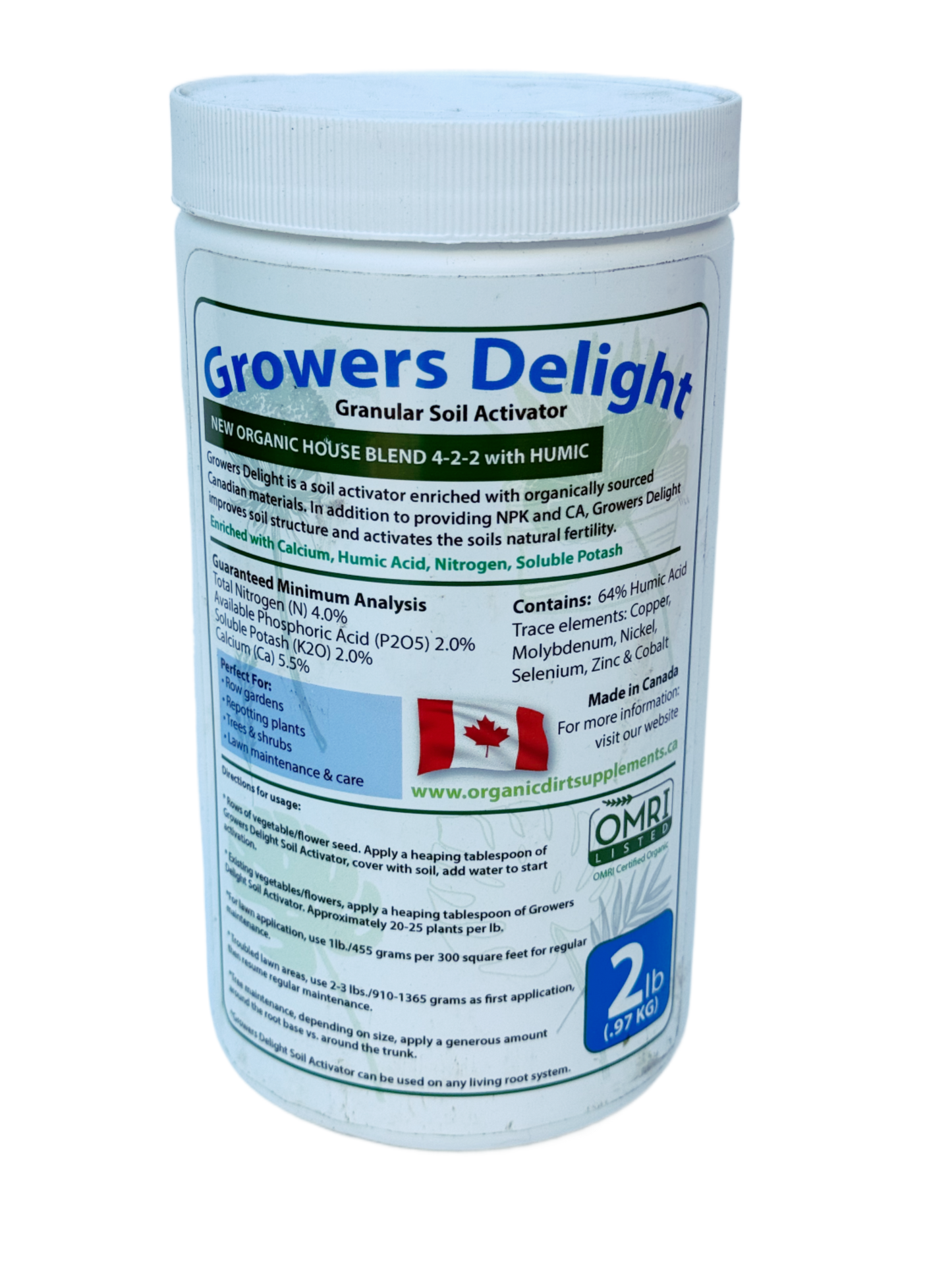 Growers Delight Granular Soil Activator 2lb